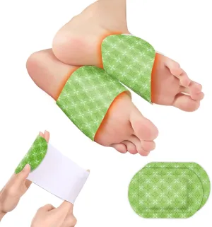 Foot Warmers - Skin-Friendly Use, Long-Lasting 8 Hours of Heated Toe Warmers, Improve Sleep Quality, Cold Weather Disposable Bed Foot Warmers 30 Pairs, Herbal Ginger Foot Care - Natural and Odorless