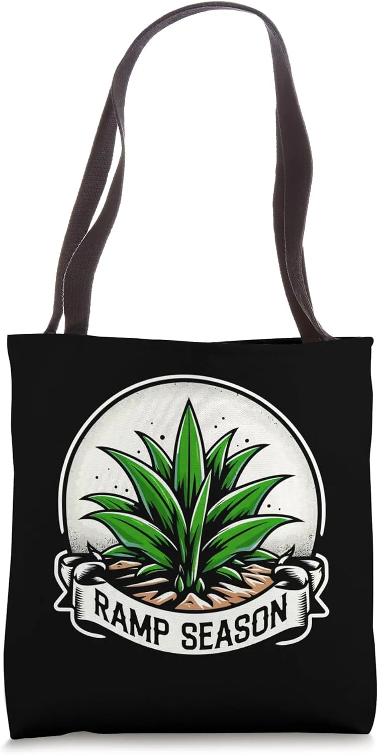 Forager's Delight Ramp Season Nature Lover Tote Bag