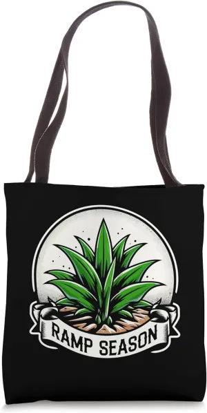Forager's Delight Ramp Season Nature Lover Tote Bag