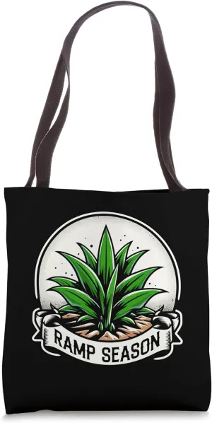Forager's Delight Ramp Season Nature Lover Tote Bag