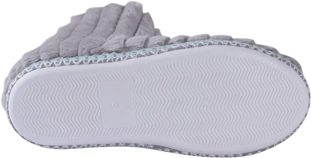 Forfoot Winter Slippers Booties for Women, Cozy Fleece House Shoes Indoor Bedroom Fuzzy Ankle Boot Slippers
