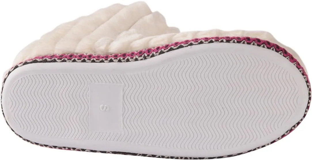 Forfoot Winter Slippers Booties for Women, Cozy Fleece House Shoes Indoor Bedroom Fuzzy Ankle Boot Slippers
