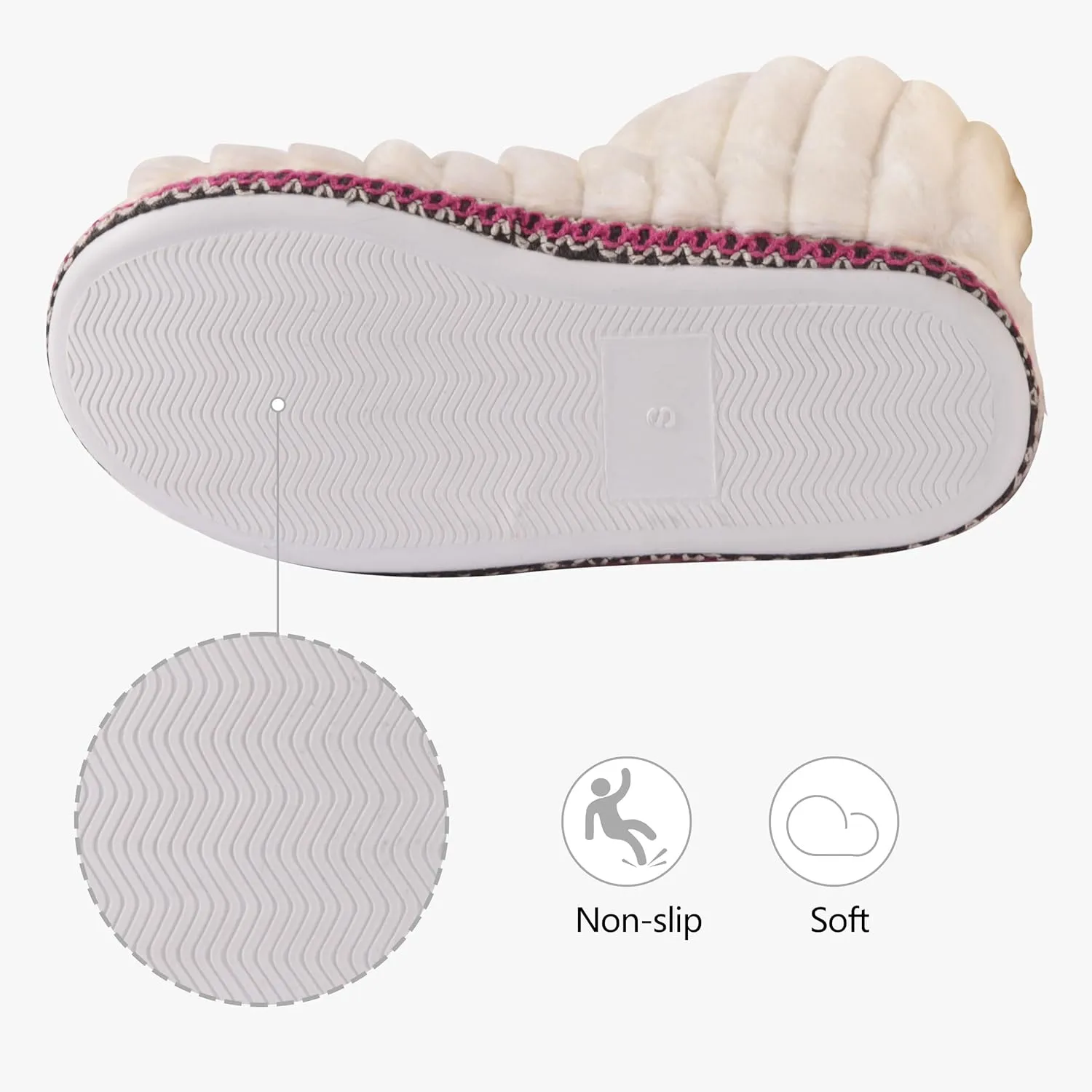 Forfoot Winter Slippers Booties for Women, Cozy Fleece House Shoes Indoor Bedroom Fuzzy Ankle Boot Slippers