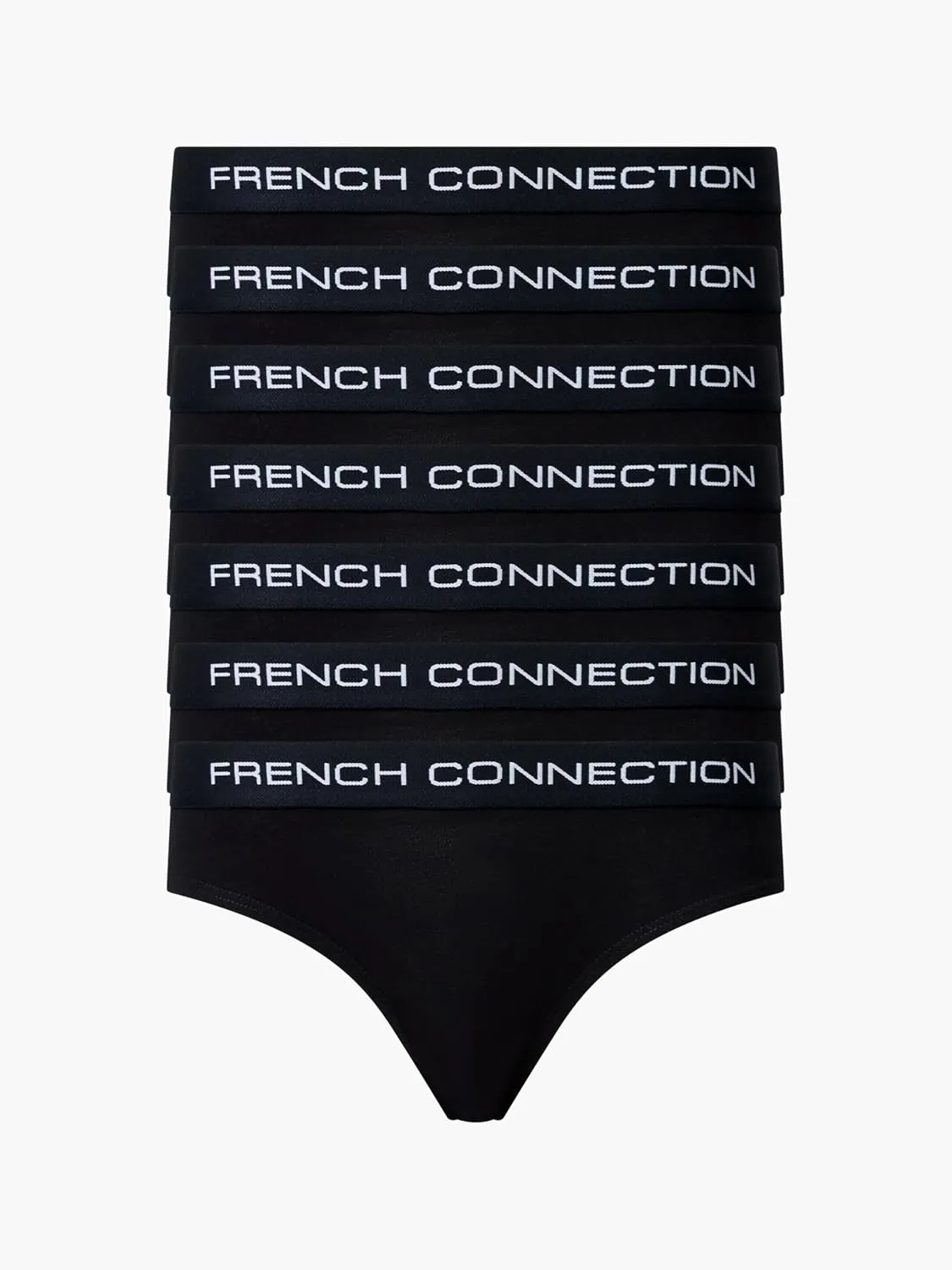 French Connection Women’s Underwear Briefs – Pack of 5, 7 – Cotton Underwear For Women – Soft and Stretchable