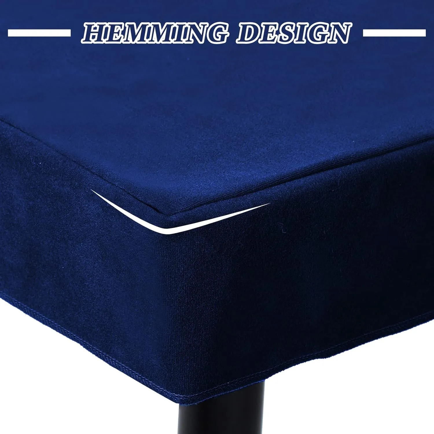 Frienda Game Table Cover Felt Game Tablecover Folding Tablecloth for Card Table for Playing Poker Cards Mahjong Jigsaw Puzzles Board Games, Table Not Included (Blue, 34 x 34 x 4 Inch)