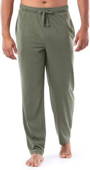 Fruit of the Loom Men's Extended Sizes Jersey Knit Sleep Pajama Lounge Pant (1 & 2 Packs)