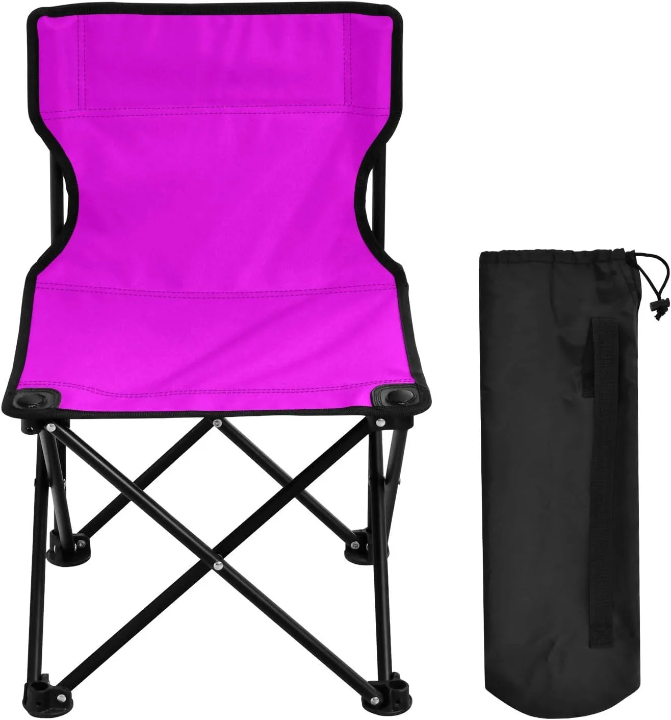 Fuchsia Camping Chair for Adults Folding Chair Outdoor Camping Chair Outdoor Chairs for Sporting Event Festival