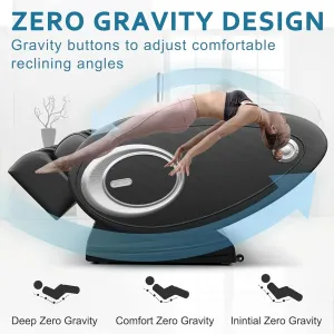 Full Body Zero Gravity Massage Chair with Heat Therapy, 5 Auto Modes, and Remote Control, Ultimate Relaxation for Back, Shoulders, Arms, HIPS, and Calves