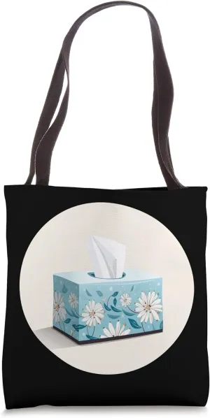Funny Daisies tissue box costume for pollen allergy season Tote Bag