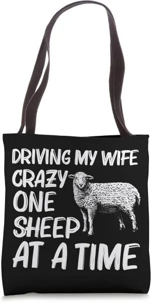 Funny Sheep Gift For Men Papa Owner Flock Livestock Animal Tote Bag