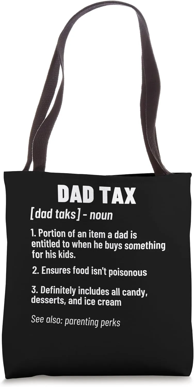 Funny Tax Season Art For Men DAD Accountant Tax Preparer Tote Bag