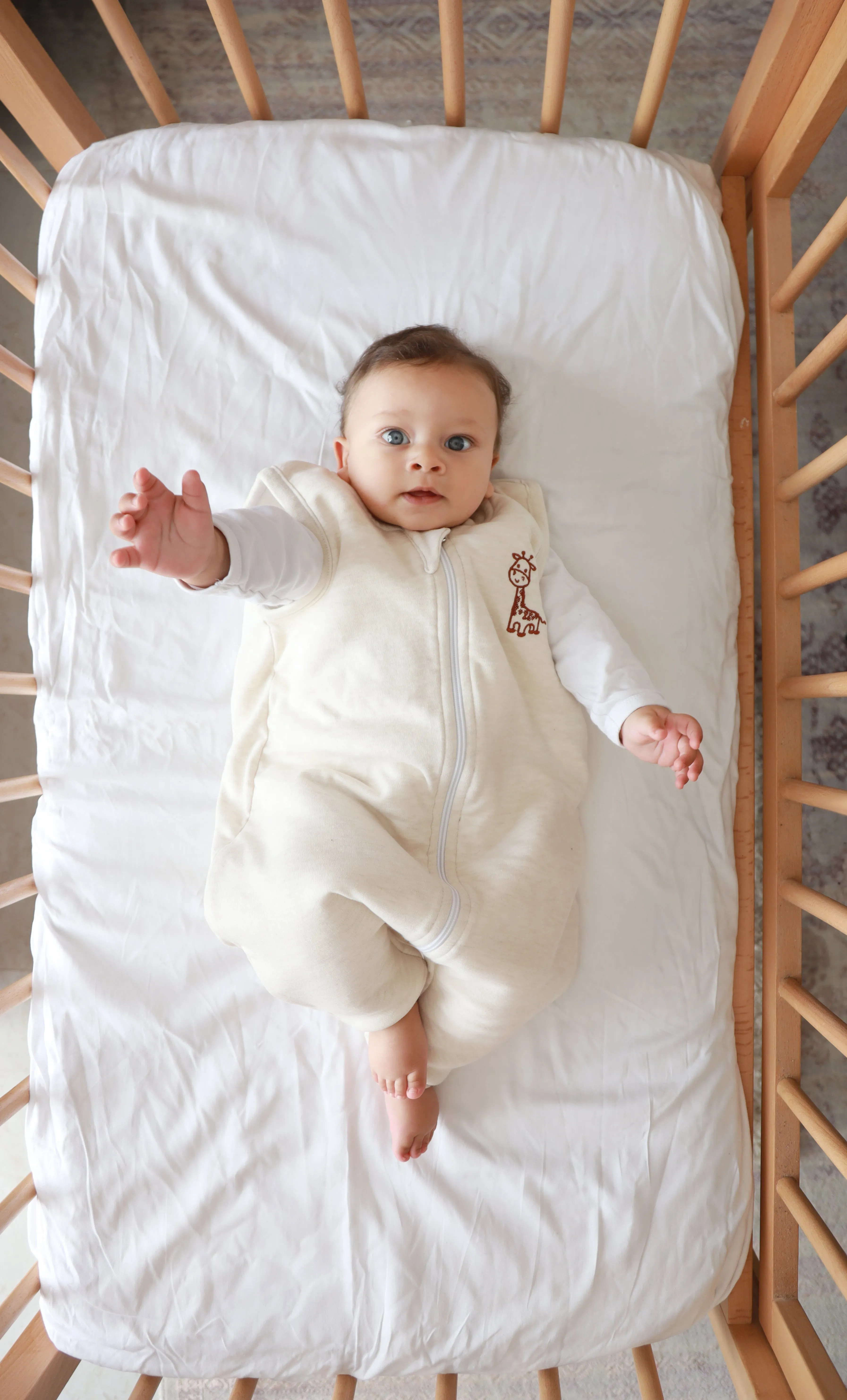 Giraffe Sleevless Sleeping Bag with Feet