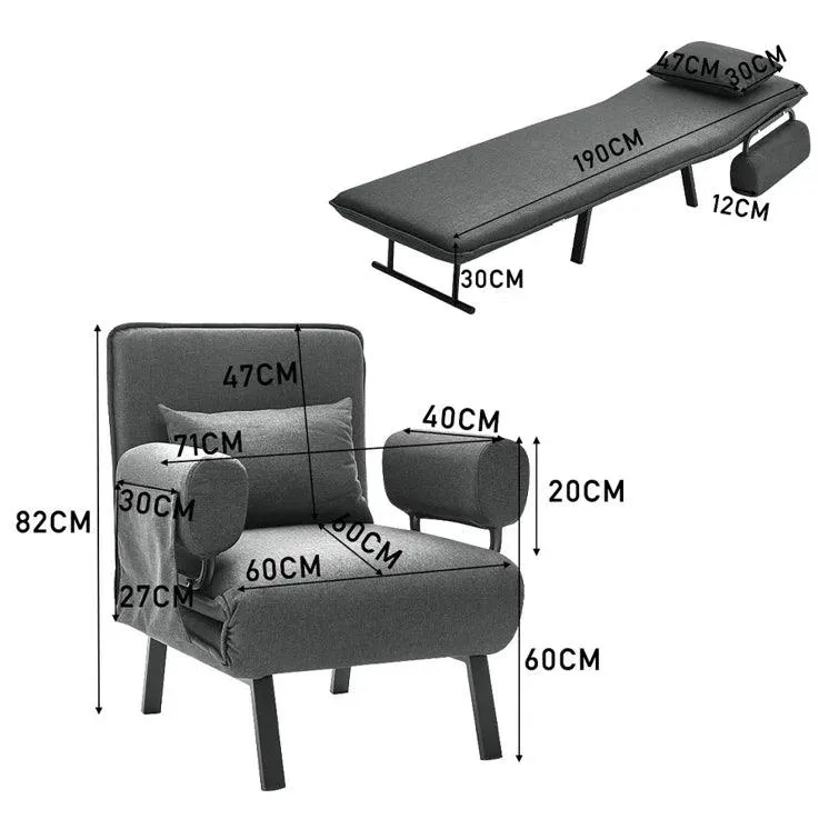 Giustina  Wide Chair Bed