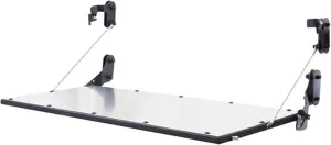 Go Rhino Gear Table | Steel and Aluminum, Textured Black | 5950110T | Fits The XRS Overlanding Xtreme Rack for Mid-Sized Trucks (5950000T & 5951000T)