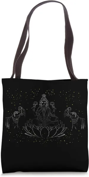 Goddess Lakshmi brings prosperity Tote Bag