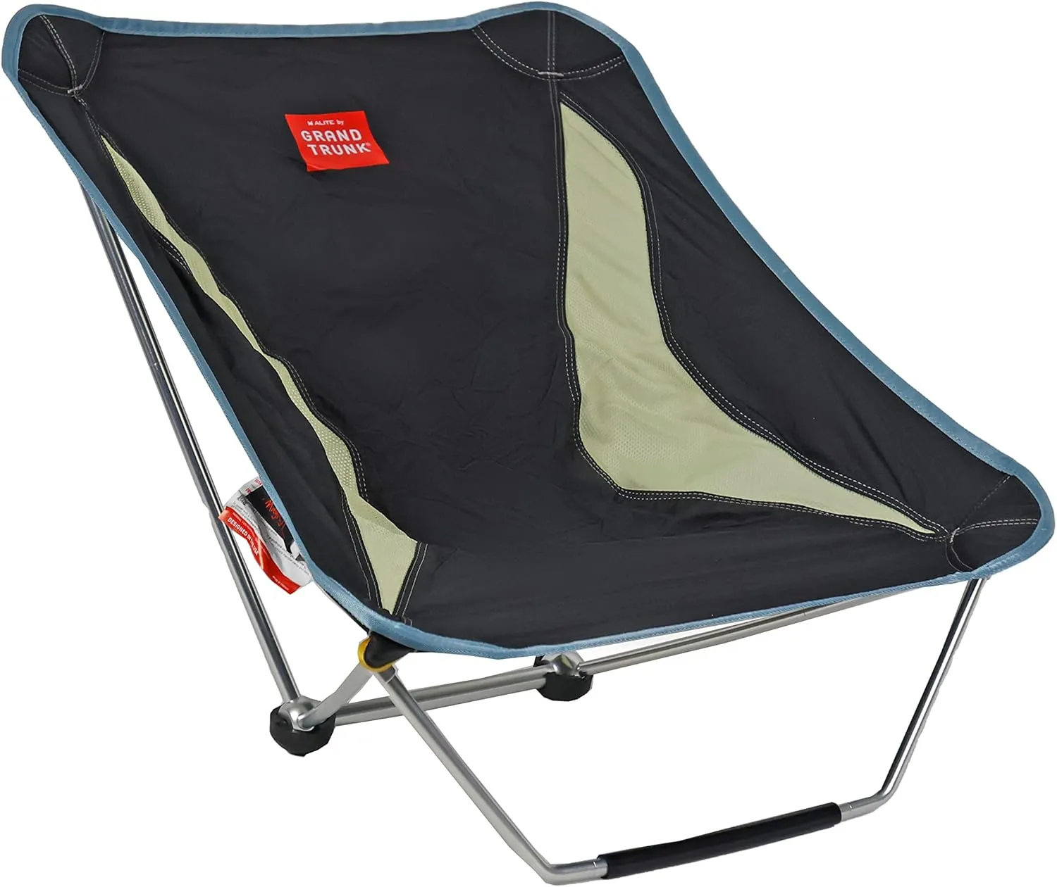 Grand Trunk Mayfly Low Profile Ground Chair – Lightweight, Packable & Reclining Festival Chair, Quick Setup, Stable & Versatile for Camping, Concerts, Beach & Outdoor Events