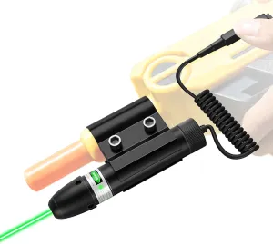 Green Bug Laser Sight for Salt Gun 2.0 2.5 3.0 & 4.0, Fly Salt Rifle Laser Scope for Salt Airsoft, Bug Beam Laser Attachment & BB Pump's Accessories(Not Included Salt Gun)
