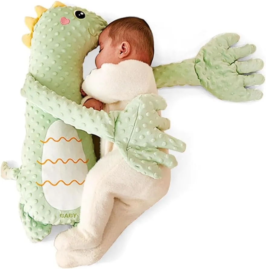 Green Dinosaur Baby Patter，Latest Model Baby Patter For Sleep,Baby Butt Patter For Sleep, Patting Hand For Baby Sleep ，Three-Speed Adjustment, Remote Control, Free Hands, Longer Standby Time.(green)
