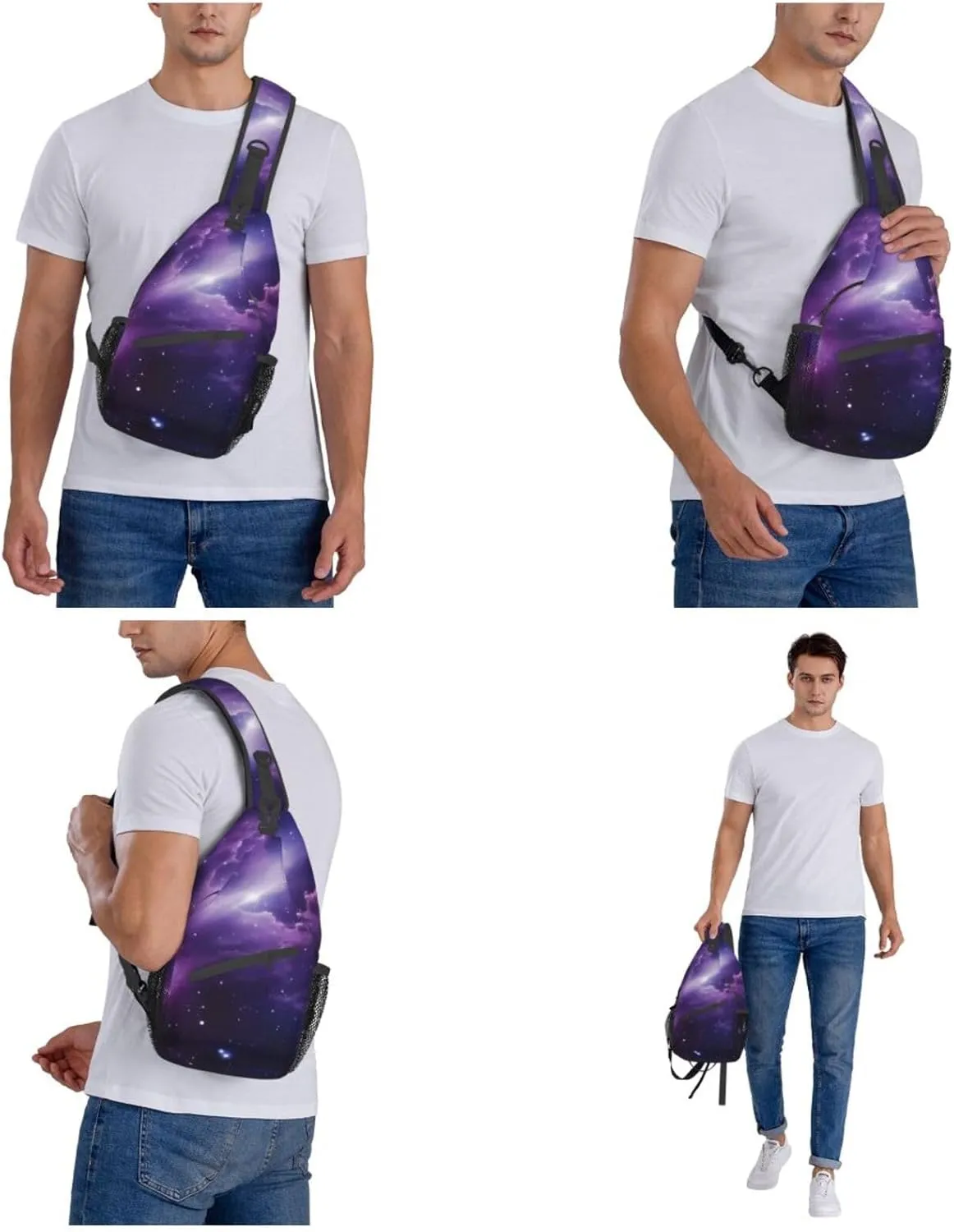 Green Grass Soccer Print Cross Chest Bag Diagonally Men Cross Chest Bag Diagonally