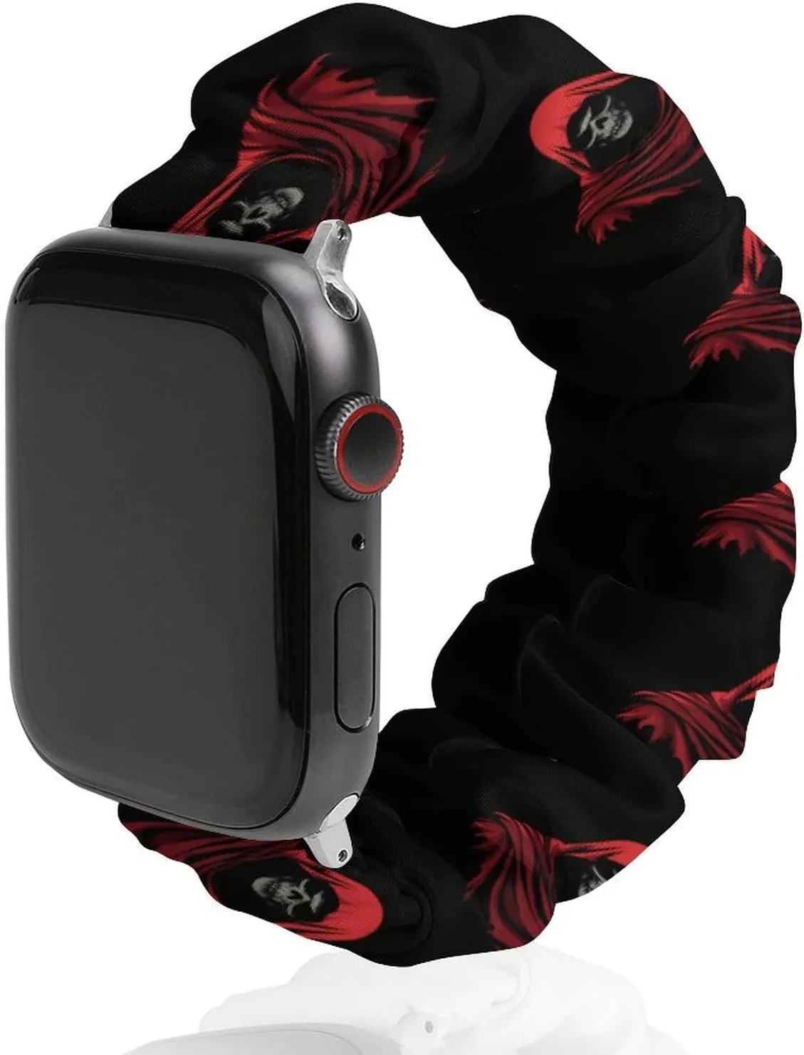 Grim Reaper Red Cloak Fashion Watch Strap Scrunchies Wristbands Compatible With IWatch Series