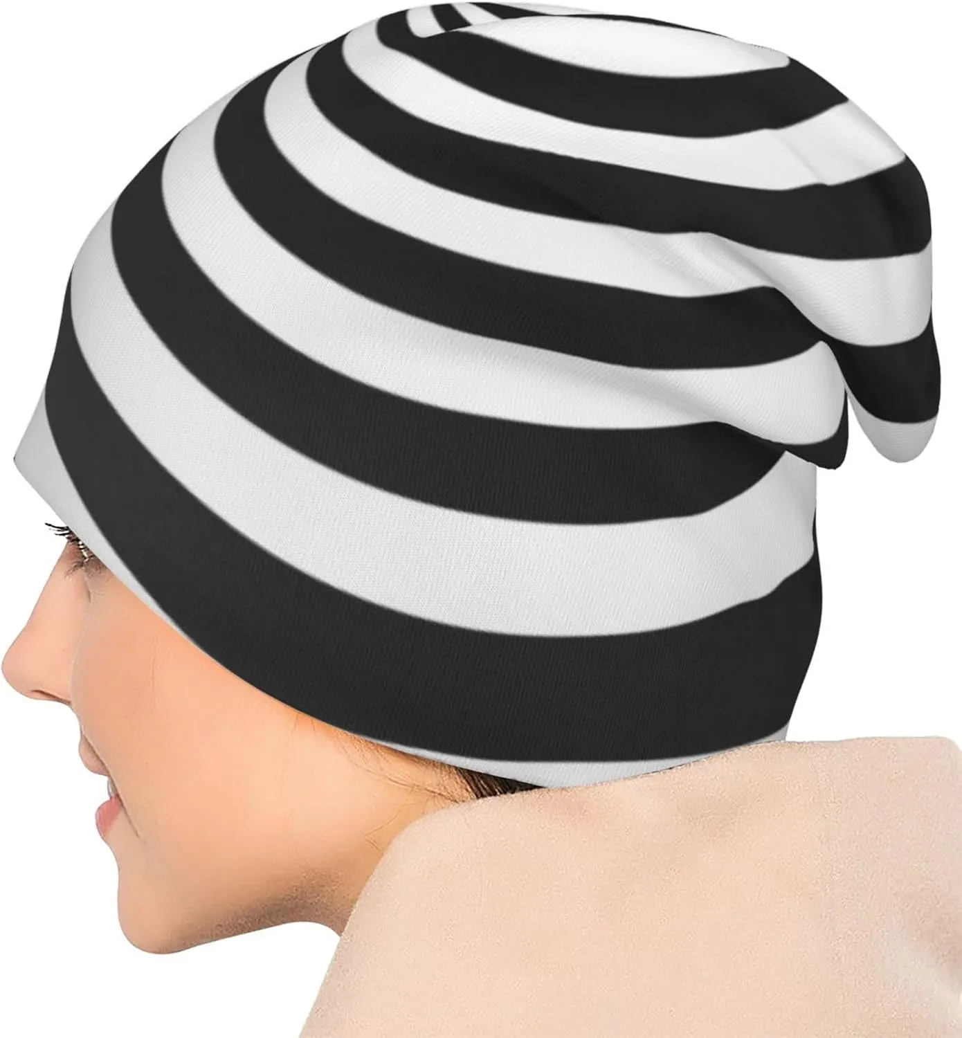 Gudetama Cute Slouchy Beanie Hat for Men/Women,Hip-Hop Warm Lightweight Running Thin Skull Headwear Night Sleeping Cap Gift