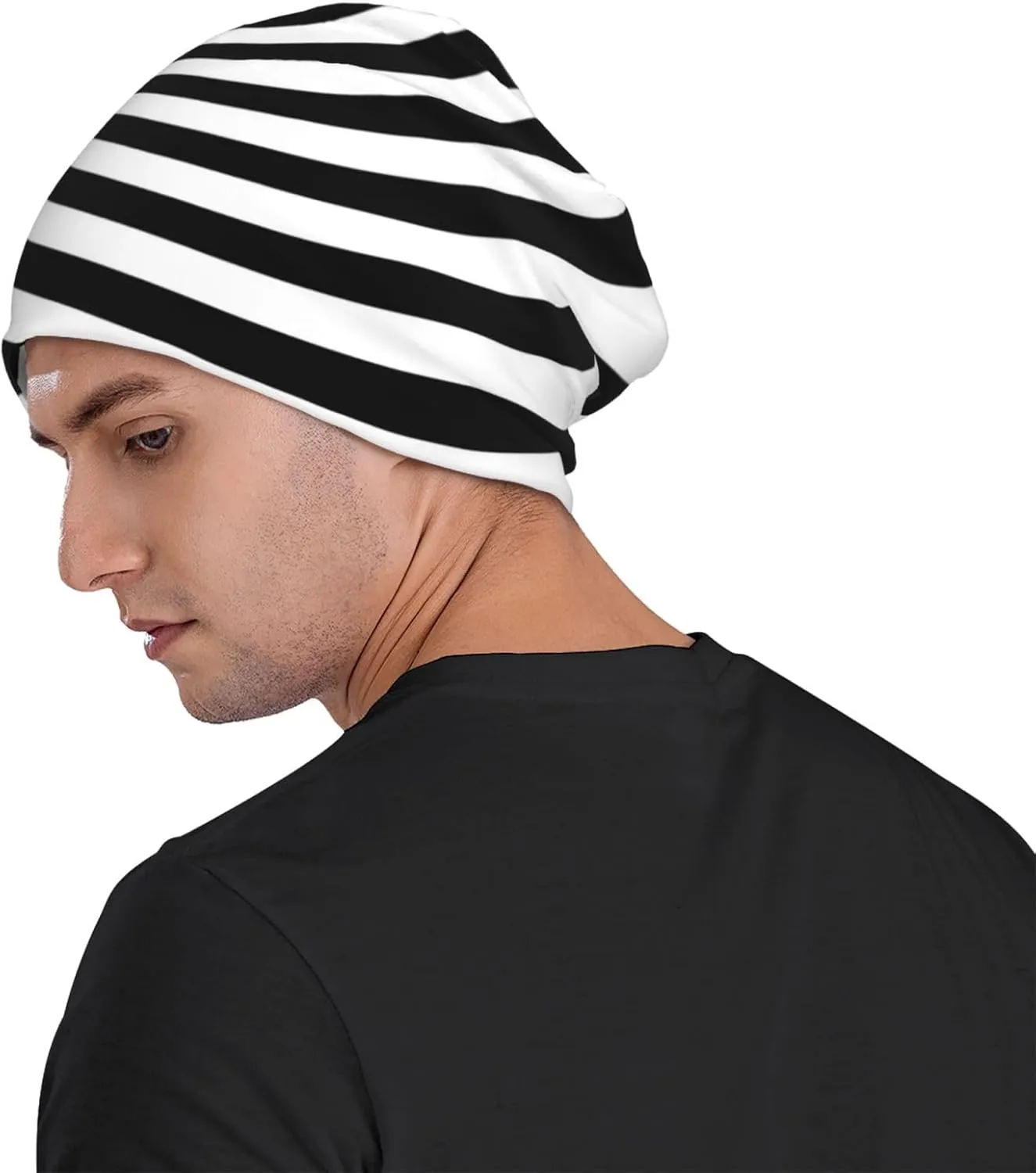 Gudetama Cute Slouchy Beanie Hat for Men/Women,Hip-Hop Warm Lightweight Running Thin Skull Headwear Night Sleeping Cap Gift