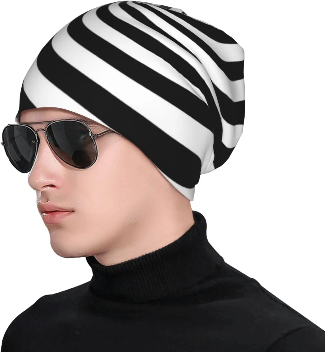 Gudetama Cute Slouchy Beanie Hat for Men/Women,Hip-Hop Warm Lightweight Running Thin Skull Headwear Night Sleeping Cap Gift