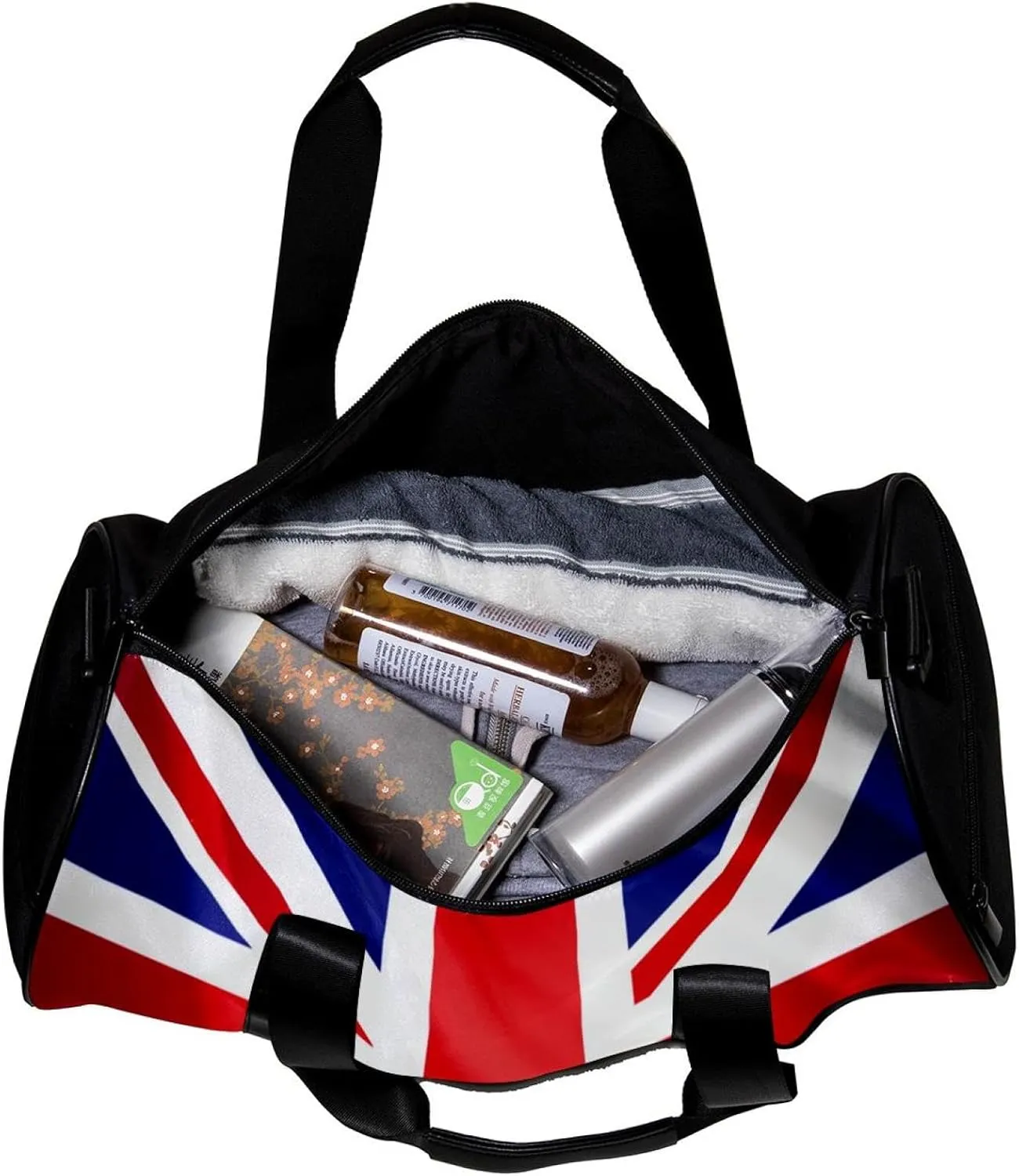 Gym Bag for Women,Small Gym Bag for Men,Uk Flag,Overnight Bag