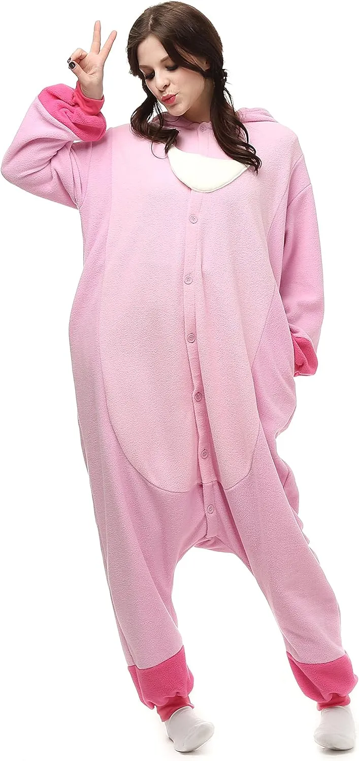 Halloween Animal Onesie Pajamas for Adults Costume Cosplay Homewear One Piece