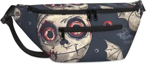 Halloween Mummy Sling Bag for Women Men Crossbody Shoulder Backpack Travel Chest Pack Sling Bag for Sport Hiking