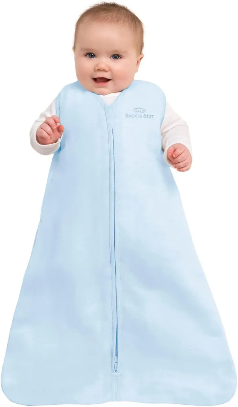HALO SleepSack, Micro-Fleece Wearable Blanket, Swaddle Transition Sleeping Bag, TOG 1.0
