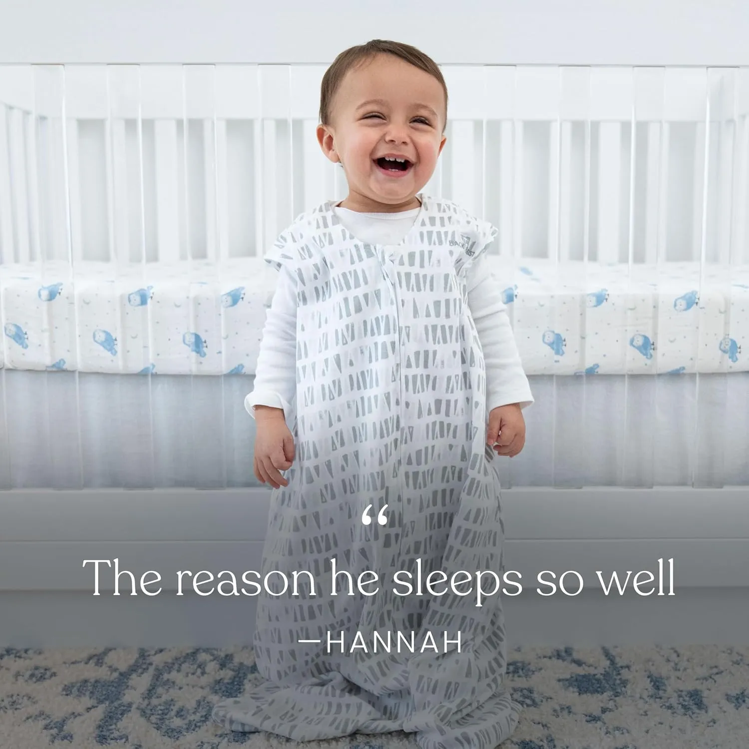 HALO SleepSack, Micro-Fleece Wearable Blanket, Swaddle Transition Sleeping Bag, TOG 1.0