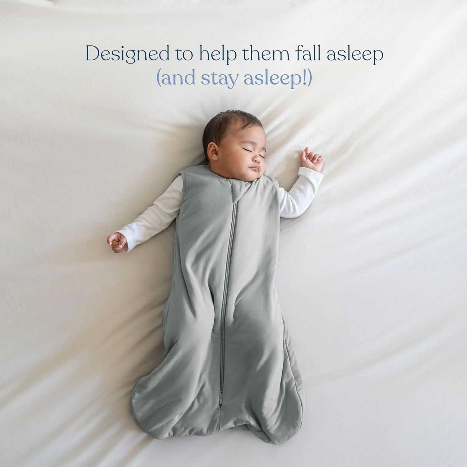 HALO SleepSack SuperSoft Wearable Blanket, Viscose Made From Bamboo, Sleeping Bag for Babies, 1.5 TOG, 18 – 24 Months, X-Large, Calm Sage