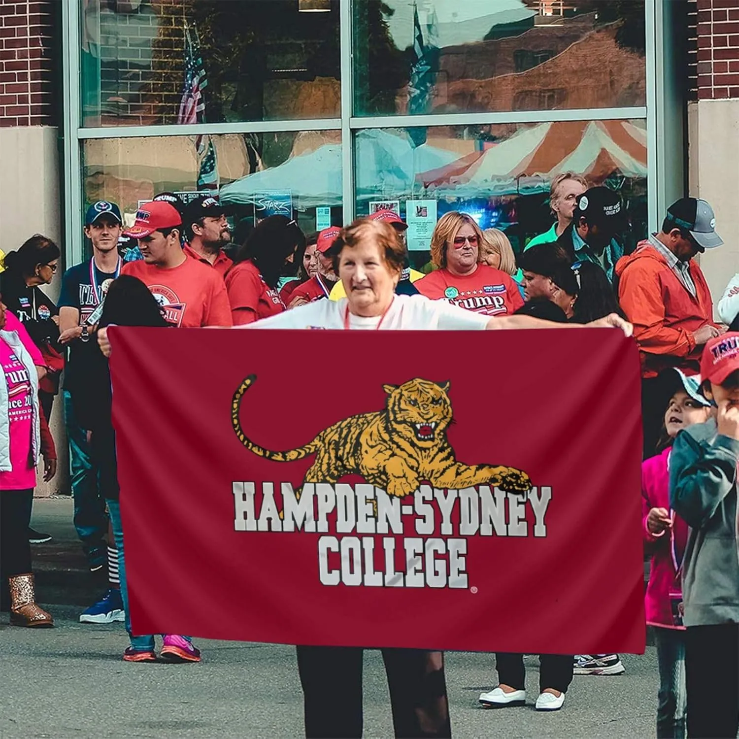 Hampden Sydney College Logo Flag 3x5 Ft Holiday Banner Garden Yard House Flags