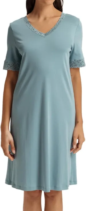 HANRO Women's Moments Short Sleeve Nightgown