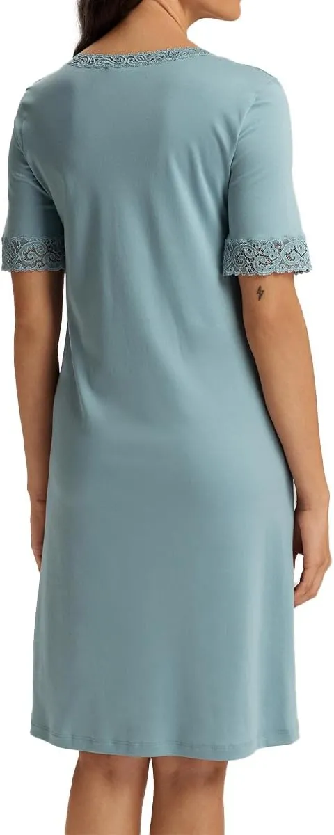 HANRO Women's Moments Short Sleeve Nightgown