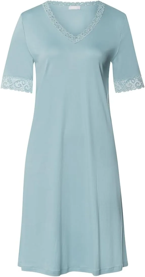 HANRO Women's Moments Short Sleeve Nightgown