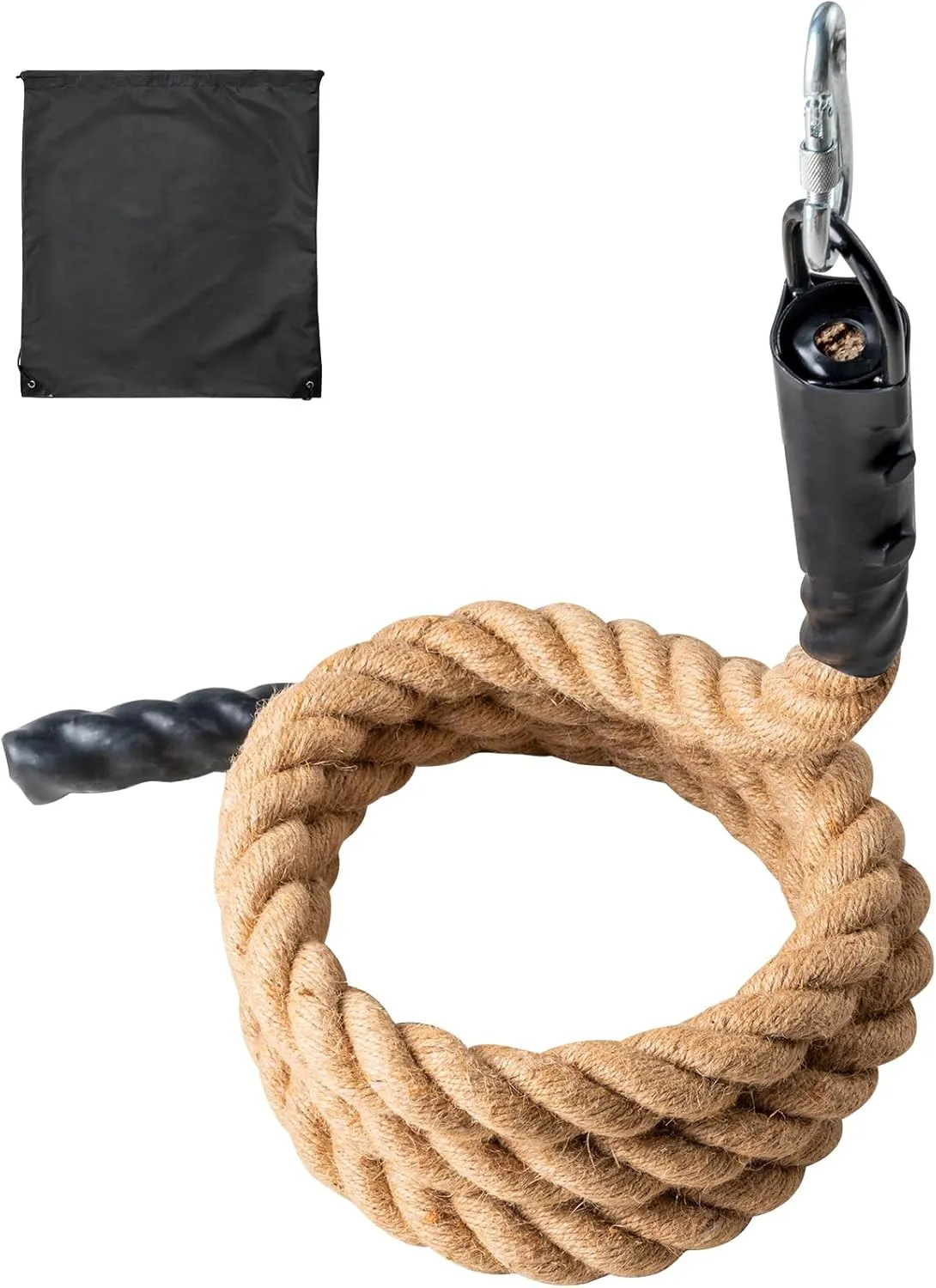 Happybuy Gym Climbing Rope, 1.5" Diameter 10 ft Length Gym Fitness Training Rope, Gym Exercise Workout Rope for Adults, Climbing Rope for Fitness and Strength Training, Climbing Exercise, Home Workout