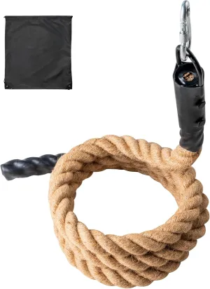 Happybuy Gym Climbing Rope, 1.5" Diameter 10 ft Length Gym Fitness Training Rope, Gym Exercise Workout Rope for Adults, Climbing Rope for Fitness and Strength Training, Climbing Exercise, Home Workout