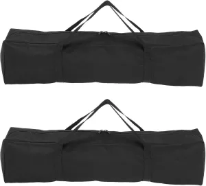 HARFINGTON 2pcs Camping Chair Replacement Bag 27.6" x 7.9" Folding Chair Carry Bag Oxford Cloth Storage Tent Bag with Handle Strap for Travel Outdoor Camping Sports, Black
