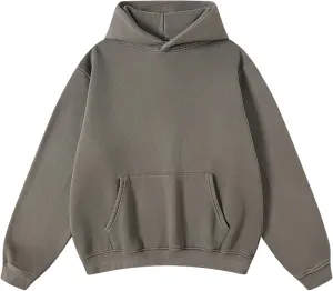 Hatant Hoodies for Men Heavyweight Fleece Sweatshirts Mens Acid Wash Athletic Hoodie Oversized Matching Pullover for Couples