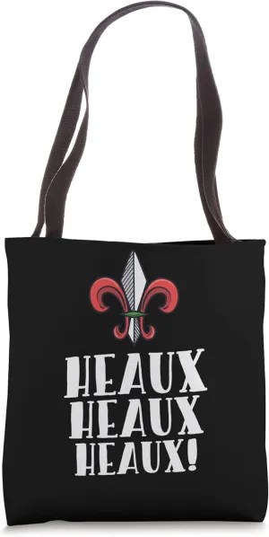 Heaux Heaux Heaux Cajun Christmas Louisiana Xmas New Orleans Tote Bag