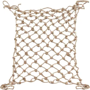 Hemp Rope Net (3ft x 9ft) Heavy Duty Natural Jute Rope Climbing Safety Netting for Balcony Stairs, Fence, Garden, Playground Protection & Indoor/Outdoor Decor