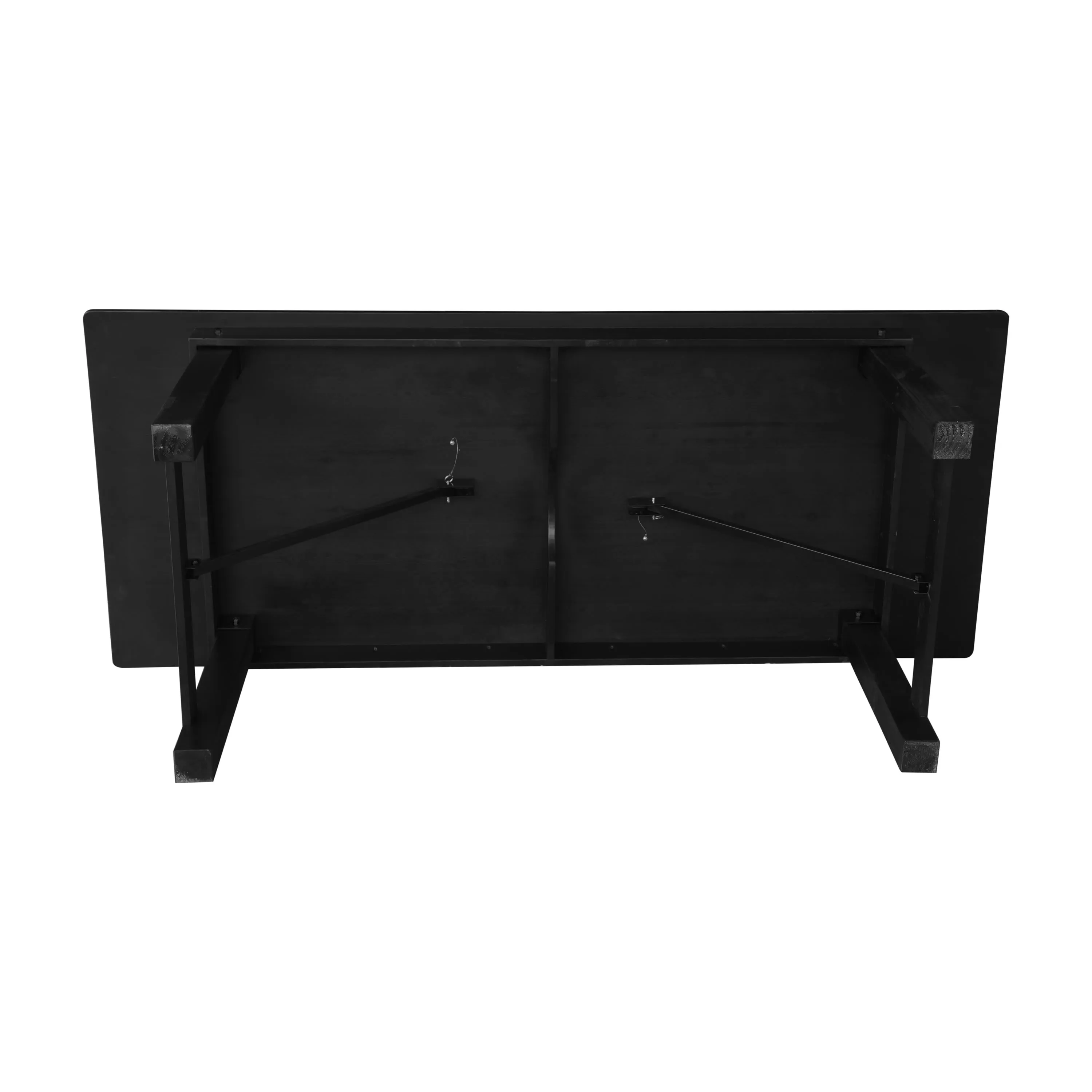 HERCULES Series 8' x 40" Solid Pine Folding Farm Table