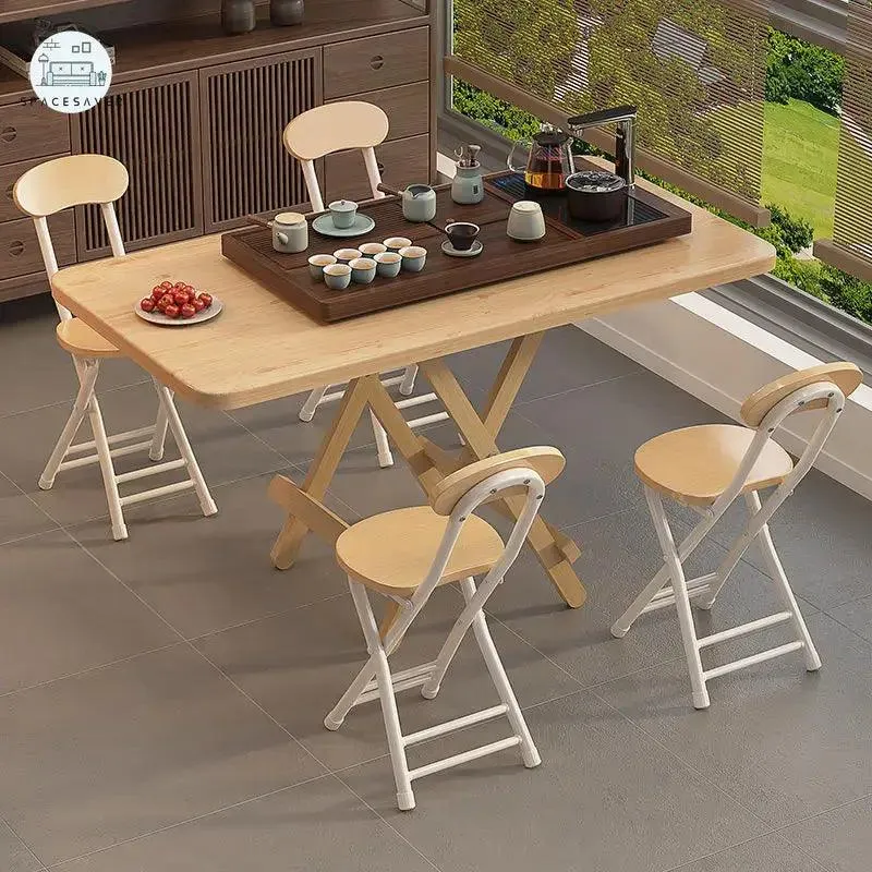 Home Foldable Dining Table | Space-Saving | Outdoor Portable Modern Table