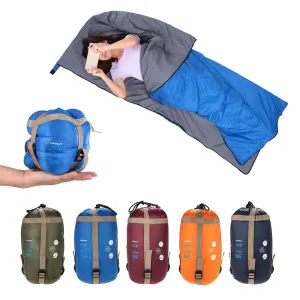 Hooded Camping * 190 Sleeping Easy to install Outdoor Lazy Bag Envelope Bed Multifunctional Ultra-light Sleeping Only today Bag Lixada Hiking 75cm Travel