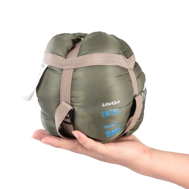 Hooded Camping * 190 Sleeping Easy to install Outdoor Lazy Bag Envelope Bed Multifunctional Ultra-light Sleeping Only today Bag Lixada Hiking 75cm Travel