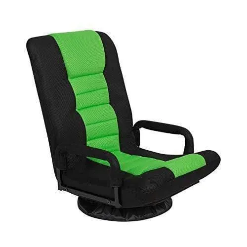 HopeRacer Gaming Chair with Arms Back Support Adjustable Floor Sofa Video Game Chair