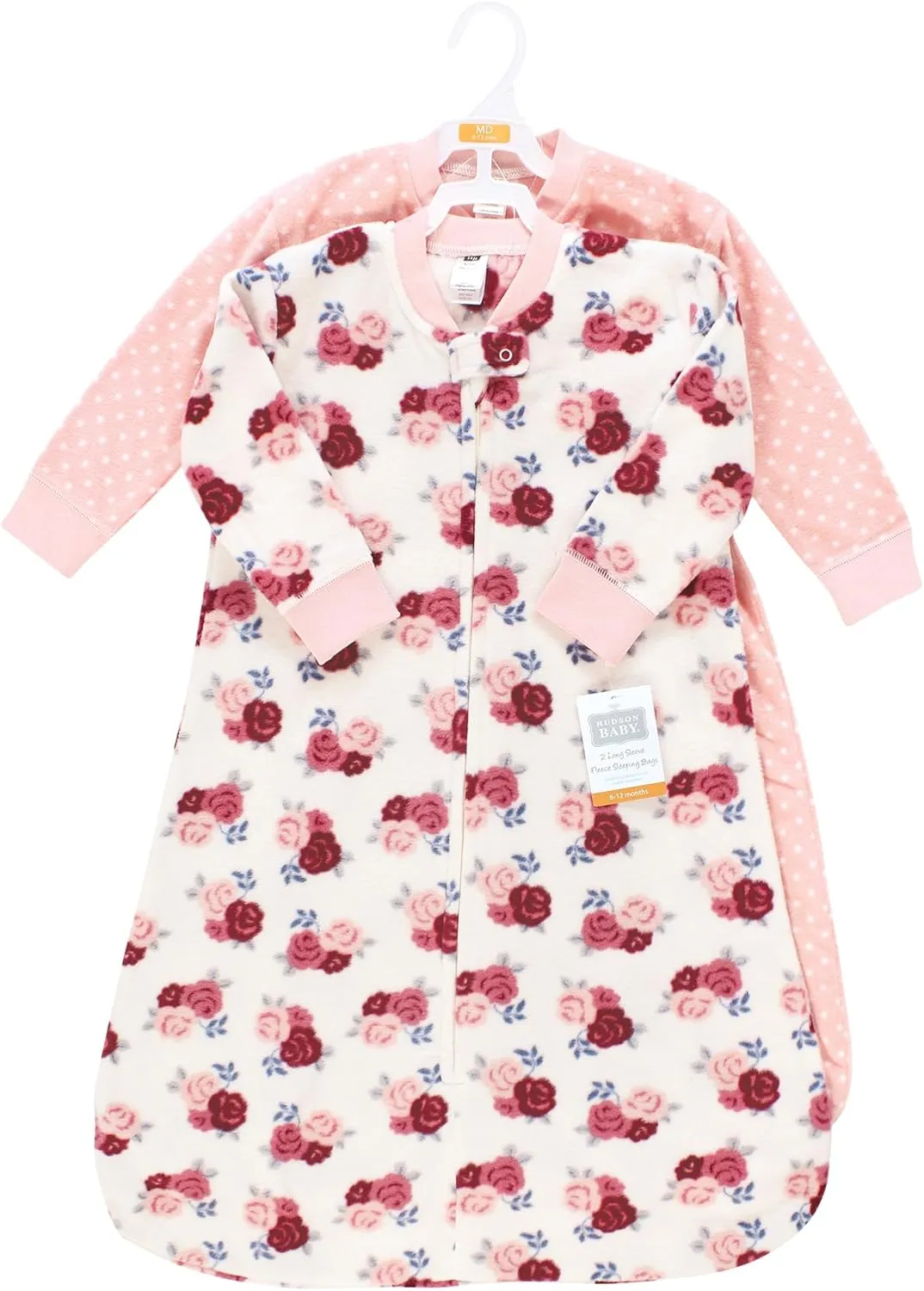 Hudson Baby Unisex Baby Long-Sleeve Fleece Sleeping Bag