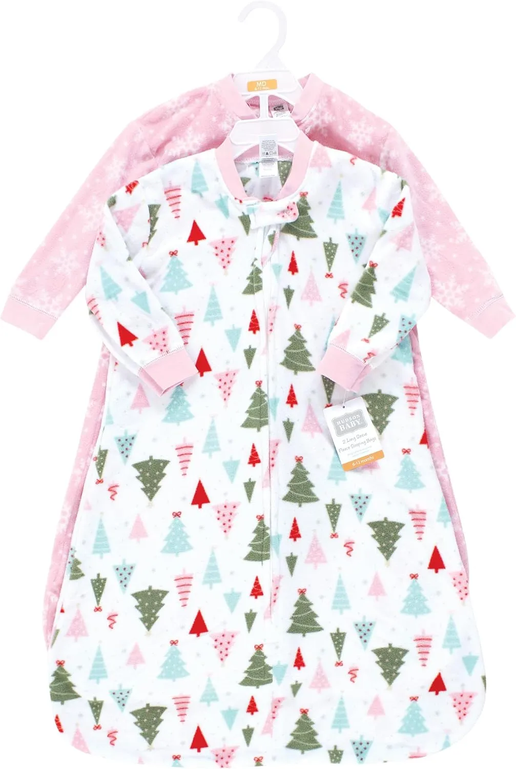 Hudson Baby Unisex Baby Long-Sleeve Fleece Sleeping Bag